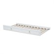 Pemberly Row Modern / Contemporary Twin Size Trundle in White