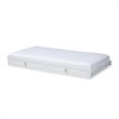 Pemberly Row Modern / Contemporary Twin Size Trundle in White