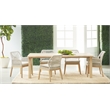 Pemberly Row Modern Fabric Outdoor Arm Chair - Gray (Set of 2)