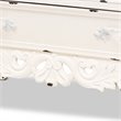 Pemberly Row Brown and White Finished Wood 5-Drawer Storage Cabinet