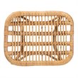 Pemberly Row Modern / Contemporary Natural Brown Rattan Ottoman
