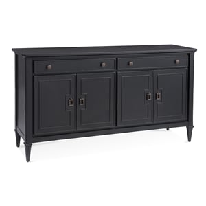 Pemberly Row 0&quotH x 0&quotW x 0&quotD Contemporary Wood Server in Black