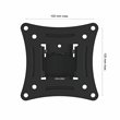 Pemberly Row Extendable Tilt & Turn Black Monitor Wall Mount for 13