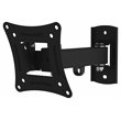 Pemberly Row Extendable Tilt & Turn Black Monitor Wall Mount for 13