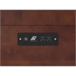 Pemberly Row Murphy Modern Wood Full Bed Chest with Mattress in Walnut