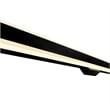 Pemberly Row Modern LED Integrated Black Metal Outdoor Wall Light