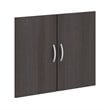 Pemberly Row 2 Door Kit for Bookcase in Storm Gray - Engineered Wood