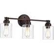 Pemberly Row Transitional 3 Light Oil Rubbed Bronze Bath Vanity Fixture 23