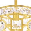 Pemberly Row 1 Light Transitional Metal Pendant in Champagne Gold