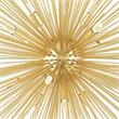 Pemberly Row 14 Light Contemporary Metal Chandelier in Gold Leaf