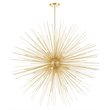 Pemberly Row 14 Light Contemporary Metal Chandelier in Gold Leaf