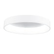 Pemberly Row Drum Shade Metal LED Flush Mount Light in White