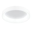 Pemberly Row Drum Shade Metal LED Flush Mount Light in White