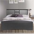 Pemberly Row Modern / Contemporary Wooden Full Captains Bed in Black