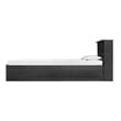 Pemberly Row Modern / Contemporary Wooden Full Captains Bed in Black