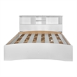 Pemberly Row Modern / Contemporary Wooden Full Captains Bed in White