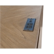 Pemberly Row Credenza Wood Office Desk Writing Table in Light Brown