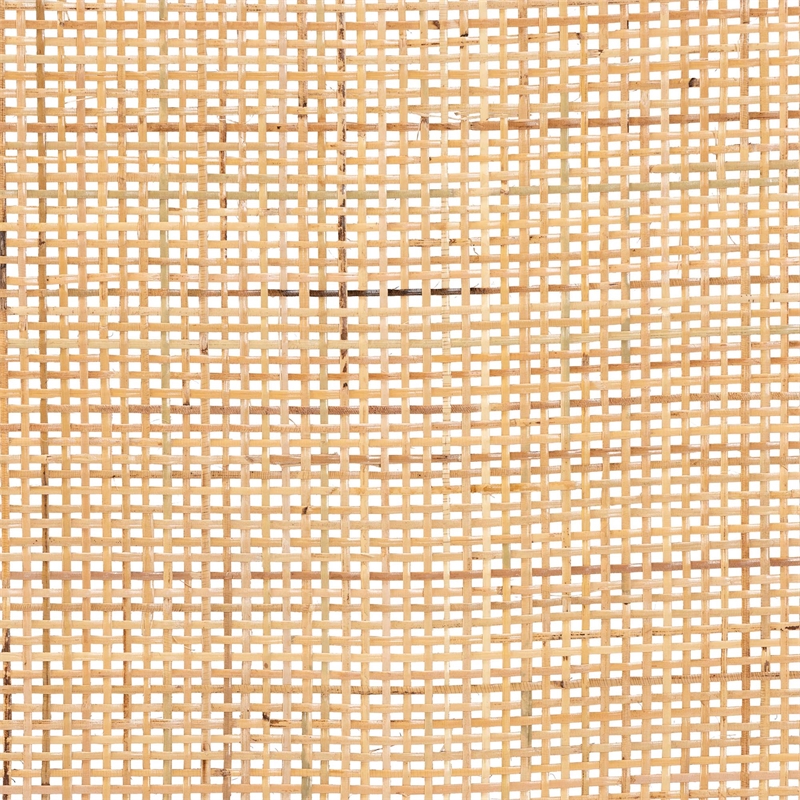 Pemberly Row Natural Brown Rattan Queen Size Standalone Headboard