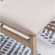 Pemberly Row X-Back Set of Two Folding Chairs Padded Seat in Graywash Wood