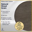 Pemberly Row Modern / Contemporary Round Dining Table Rustic Brown