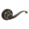 Pemberly Row Scroll Brass Dummy Door Handle in Oil Rubbed Bronze