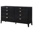 Pemberly Row 8-drawer Rectangular Wood Bedroom Dresser Black