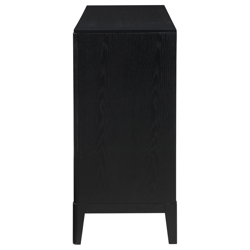 Pemberly Row 8-drawer Rectangular Wood Bedroom Dresser Black