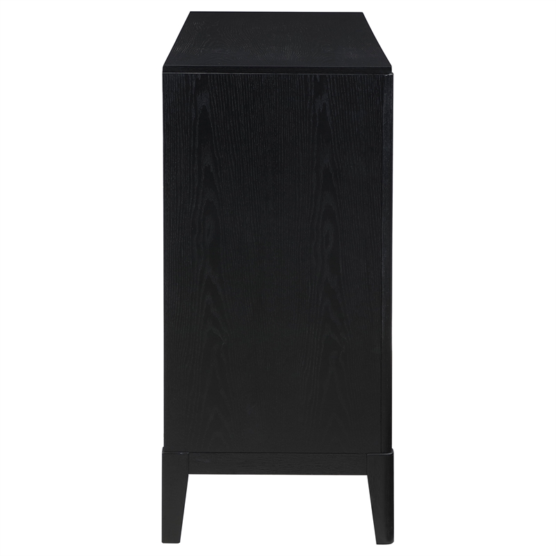 Pemberly Row 8-drawer Rectangular Wood Bedroom Dresser Black