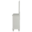 Pemberly Row Modern 11-drawer Wood Dresser with Mirror Cream White
