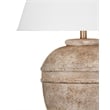 Pemberly Row Modern / Contemporary Table Lamp in Cream Resin