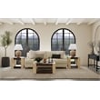 Pemberly Row Modern / Contemporary Table Lamp in Cream Resin