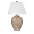 Pemberly Row Modern / Contemporary Table Lamp in Cream Resin