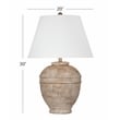 Pemberly Row Modern / Contemporary Table Lamp in Cream Resin