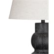 Pemberly Row Modern / Contemporary Table Lamp in Black Resin