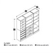 Pemberly Row 86W Closet Organizer System in White - Engineered Wood
