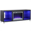 Pemberly Row Fireplace TV Stand for TVs up to 70'' Wide in Espresso