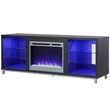 Pemberly Row Fireplace TV Stand for TVs up to 70'' Wide in Espresso