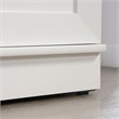 Pemberly Row Engineered Wood Bedroom Wardrobe Armoire in Soft White