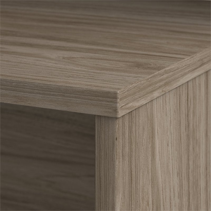 Pemberly Row 72W x 24D Credenza Desk in Modern Hickory - Engineered Wood