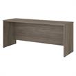 Pemberly Row 72W x 24D Credenza Desk in Modern Hickory - Engineered Wood