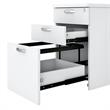 Pemberly Row 3 Drawer Mobile File Cabinet in Pure White - Engineered Wood