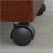 Pemberly Row 60W L Shaped Desk with Drawers in Mahogany - Engineered Wood