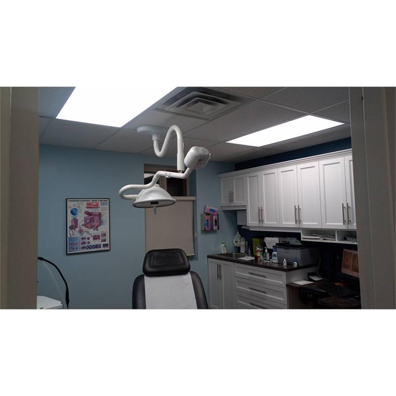 Pemberly Row 6300LM LED Commercial Flat Panel Ceiling Light - White (4pcs)