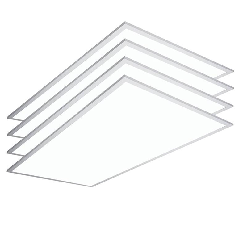 Pemberly Row 6300LM LED Commercial Flat Panel Ceiling Light - White (4pcs)