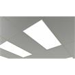 Pemberly Row 6300LM LED Commercial Flat Panel Ceiling Light - White (4pcs)