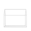 Pemberly Row Modern Kids Metal House Bed Twin Size Frame in White