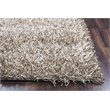 Pemberly Row Modern 6' x 9' Solid Khaki/Ivory Tufted Area Rug