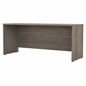 Pemberly Row 72W x 24D Credenza Desk in Modern Hickory - Engineered Wood