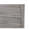 Pemberly Row Contemporary Solid Wood King Bed in Antique Gray