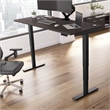Pemberly Row 72W x 30D Height Adjustable Standing Desk - Engineered Wood